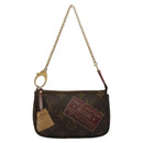LOUIS VUITTON Monogram Label Mini Pochette Accessoires Pouch M63798 Auth KD465-13