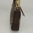 LOUIS VUITTON Monogram Label Mini Pochette Accessoires Pouch M63798 Auth KD465-4
