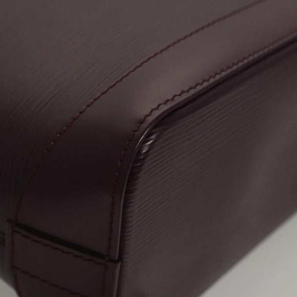 LOUIS VUITTON Epi Lockit PM Hand Bag Purple M4229K LV Auth KD474AV