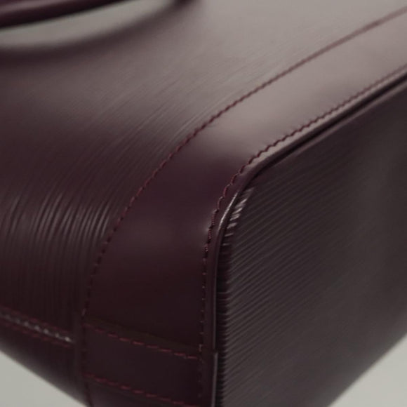 LOUIS VUITTON Epi Lockit PM Hand Bag Purple M4229K LV Auth KD474AV