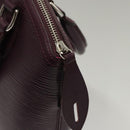 LOUIS VUITTON Epi Lockit PM Hand Bag Purple M4229K LV Auth KD474AV-9