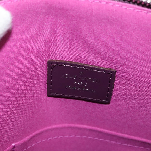 LOUIS VUITTON Epi Lockit PM Hand Bag Purple M4229K LV Auth KD474AV