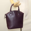 LOUIS VUITTON Epi Lockit PM Hand Bag Purple M4229K LV Auth KD474AV-23