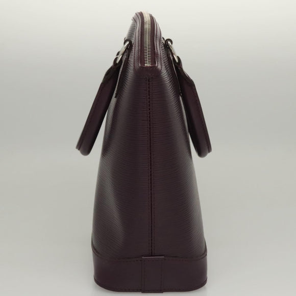LOUIS VUITTON Epi Lockit PM Hand Bag Purple M4229K LV Auth KD474AV