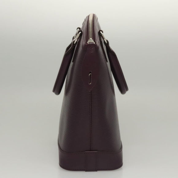 LOUIS VUITTON Epi Lockit PM Hand Bag Purple M4229K LV Auth KD474AV