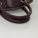 LOUIS VUITTON Epi Lockit PM Hand Bag Purple M4229K LV Auth KD474AV-7