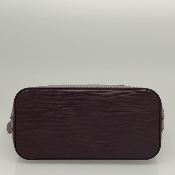 LOUIS VUITTON Epi Lockit PM Hand Bag Purple M4229K LV Auth KD474AV