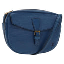 LOUIS VUITTON Epi June Feuille Shoulder Bag Blue M52155 LV Auth KD477-1