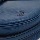 LOUIS VUITTON Epi June Feuille Shoulder Bag Blue M52155 LV Auth KD477-15