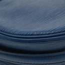 LOUIS VUITTON Epi June Feuille Shoulder Bag Blue M52155 LV Auth KD477-16