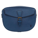LOUIS VUITTON Epi June Feuille Shoulder Bag Blue M52155 LV Auth KD477-13