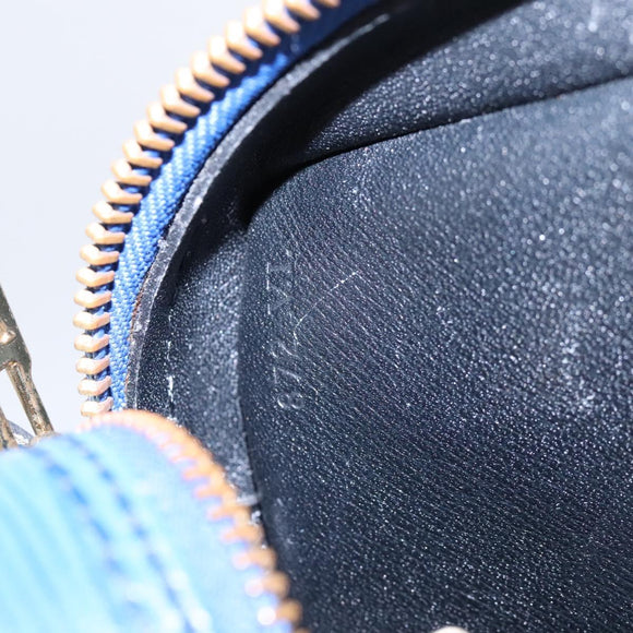 LOUIS VUITTON Epi June Feuille Shoulder Bag Blue M52155 LV Auth KD477