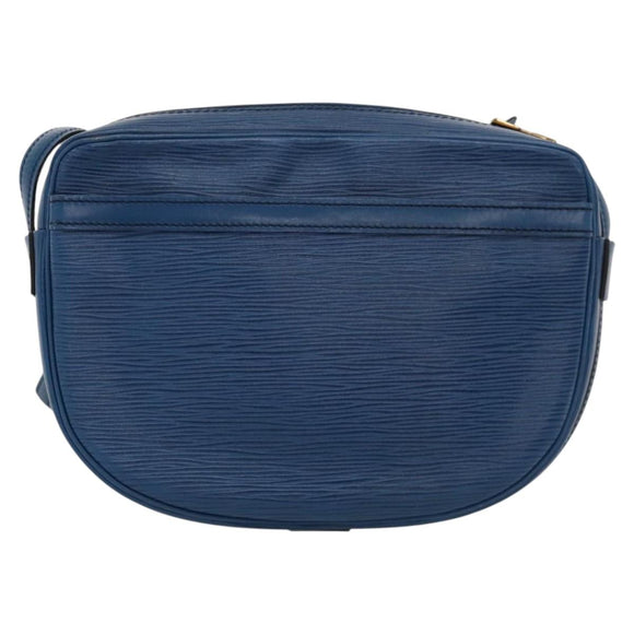 LOUIS VUITTON Epi June Feuille Shoulder Bag Blue M52155 LV Auth KD477