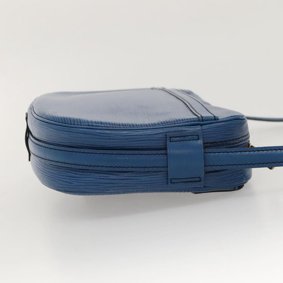 LOUIS VUITTON Epi June Feuille Shoulder Bag Blue M52155 LV Auth KD477