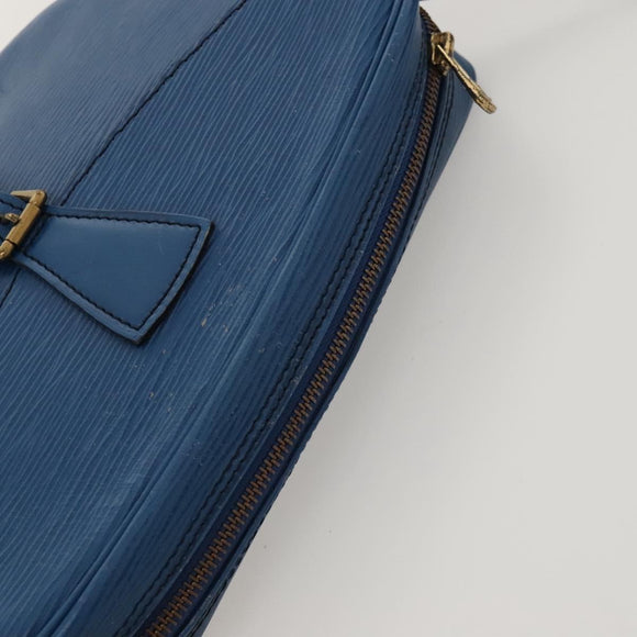 LOUIS VUITTON Epi June Feuille Shoulder Bag Blue M52155 LV Auth KD477