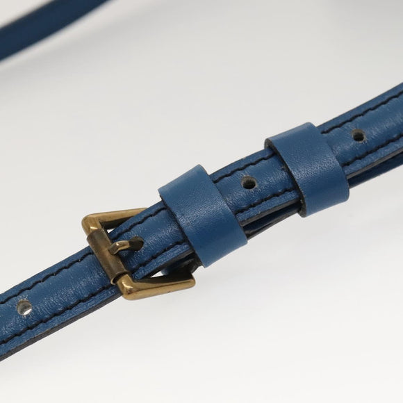 LOUIS VUITTON Epi June Feuille Shoulder Bag Blue M52155 LV Auth KD477
