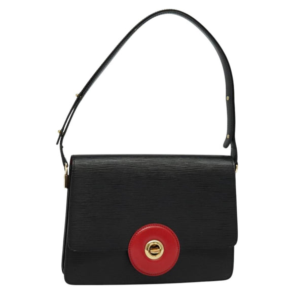 LOUIS VUITTON Epi Free Run Bicolor Shoulder Bag Red Black M52417 LV Auth KD479