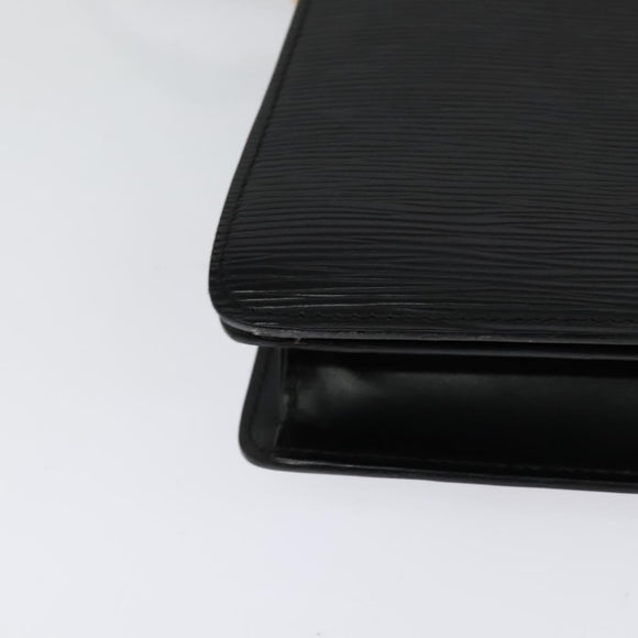 LOUIS VUITTON Epi Free Run Bicolor Shoulder Bag Red Black M52417 LV Auth KD479