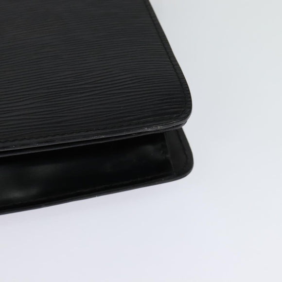 LOUIS VUITTON Epi Free Run Bicolor Shoulder Bag Red Black M52417 LV Auth KD479