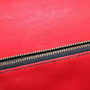 LOUIS VUITTON Epi Free Run Bicolor Shoulder Bag Red Black M52417 LV Auth KD479-15