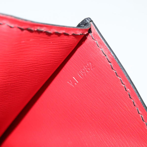 LOUIS VUITTON Epi Free Run Bicolor Shoulder Bag Red Black M52417 LV Auth KD479