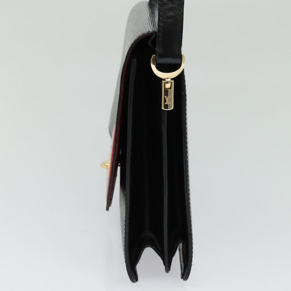 LOUIS VUITTON Epi Free Run Bicolor Shoulder Bag Red Black M52417 LV Auth KD479