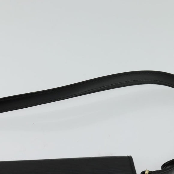 LOUIS VUITTON Epi Free Run Bicolor Shoulder Bag Red Black M52417 LV Auth KD479