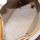 LOUIS VUITTON Monogram Vernis Houston Hand Bag Beige M91004 LV Auth KD482-10