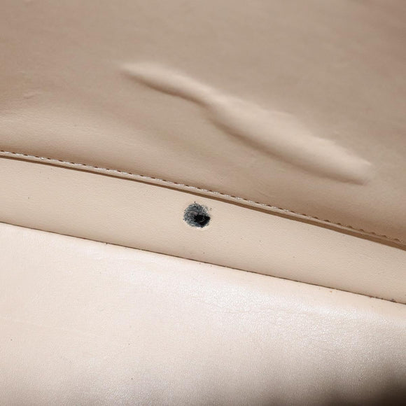 LOUIS VUITTON Monogram Vernis Houston Hand Bag Beige M91004 LV Auth KD482