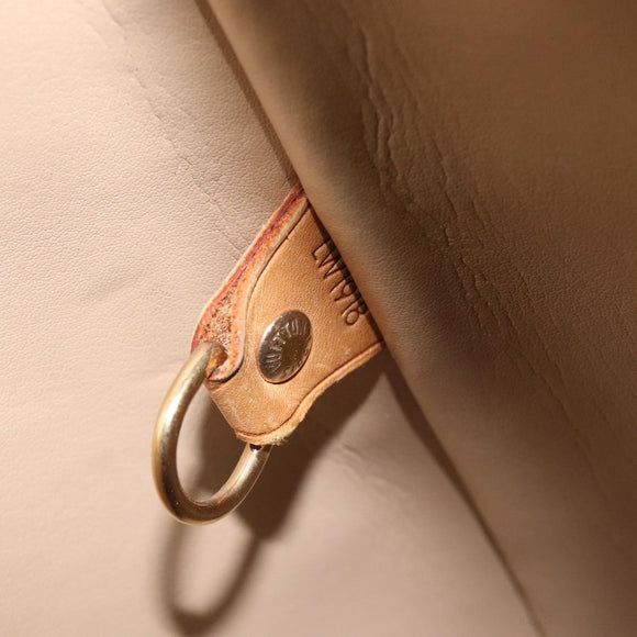 LOUIS VUITTON Monogram Vernis Houston Hand Bag Beige M91004 LV Auth KD482