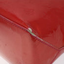 LOUIS VUITTON Vernis Wilshire Boulevard Hand Bag Rose Pop M93643 LV Auth KD489-9