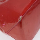 LOUIS VUITTON Vernis Wilshire Boulevard Hand Bag Rose Pop M93643 LV Auth KD489-14