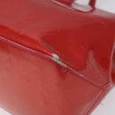 LOUIS VUITTON Vernis Wilshire Boulevard Hand Bag Rose Pop M93643 LV Auth KD489-15