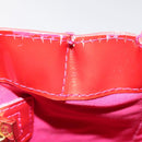 LOUIS VUITTON Vernis Wilshire Boulevard Hand Bag Rose Pop M93643 LV Auth KD489-12
