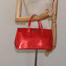 LOUIS VUITTON Vernis Wilshire Boulevard Hand Bag Rose Pop M93643 LV Auth KD489-21