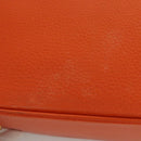 LOUIS VUITTON Suhari Lockit PM Hand Bag Taurillon Leather Orange LV Auth KD507-18