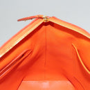 LOUIS VUITTON Suhari Lockit PM Hand Bag Taurillon Leather Orange LV Auth KD507-21