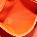 LOUIS VUITTON Suhari Lockit PM Hand Bag Taurillon Leather Orange LV Auth KD507-24