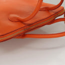 LOUIS VUITTON Suhari Lockit PM Hand Bag Taurillon Leather Orange LV Auth KD507-6