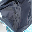 FENDI Waist bag Nylon Blue Gold Auth KD512-11