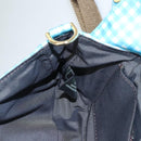 FENDI Waist bag Nylon Blue Gold Auth KD512-22