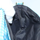 FENDI Waist bag Nylon Blue Gold Auth KD512-23