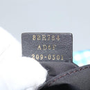 FENDI Waist bag Nylon Blue Gold Auth KD512-12