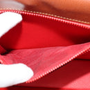 CELINE Shoulder Bag Leather Brown Auth KD516-21