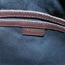 BURBERRY Nova Check Boston Bag PVC Beige Auth KD521-17