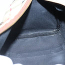 BURBERRY Nova Check Boston Bag PVC Beige Auth KD521-19