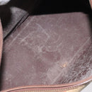 Burberrys Nova Check Boston Bag PVC Beige Auth KD522-11