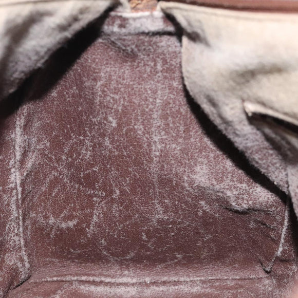 Burberrys Nova Check Boston Bag PVC Beige Auth KD522