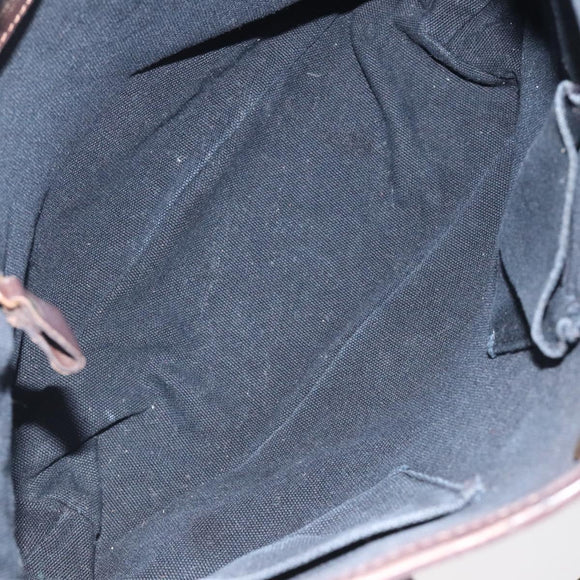 BURBERRY Nova Check Hand Bag PVC Beige Auth KD523