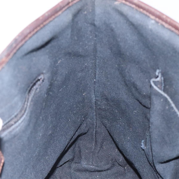 BURBERRY Nova Check Hand Bag PVC Beige Auth KD523